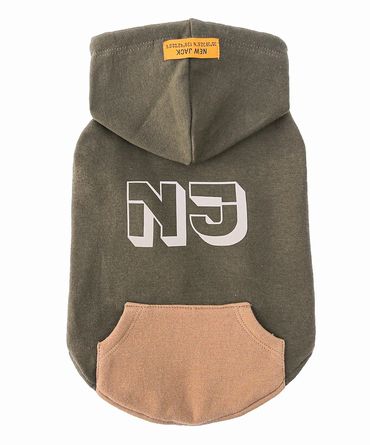 NEW JACK<br>ワンホール裏起毛フーディー（KHAKI）(KH)