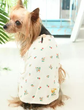 ROPE PICNIC<br>フラワープリント ワッフル Ｔシャツ(IV)