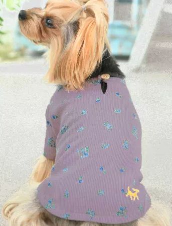 ROPE PICNIC<br>フラワープリント ワッフル Ｔシャツ(PL)