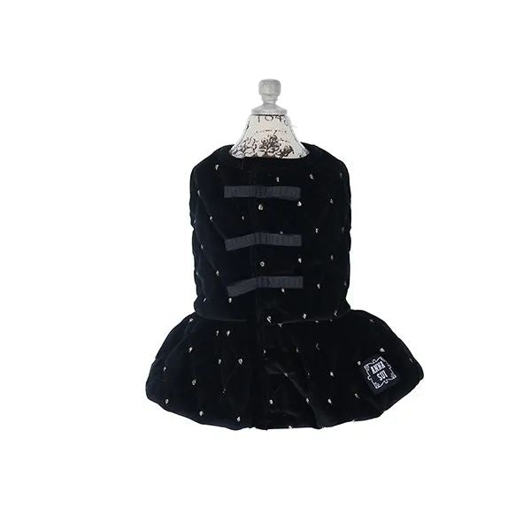 ANNA SUI<br>ベロアキルティングベスト(BK)