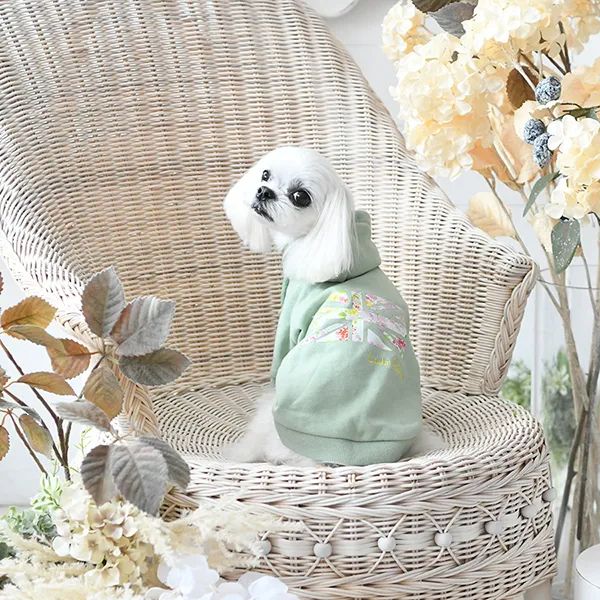 LAURA ASHLEY<br>ユニオンプリントパーカー(GRN)